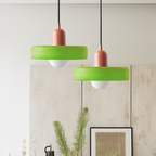 Arkea | Colored Glass Pendant Light With Adjustable Height