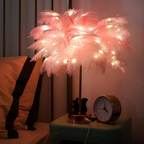 NovaFeather Lamp with Soft Glow for Elegant Home Decor