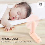 BreezyGo 3-In-1 Travel Mini Fan With LED And USB Power