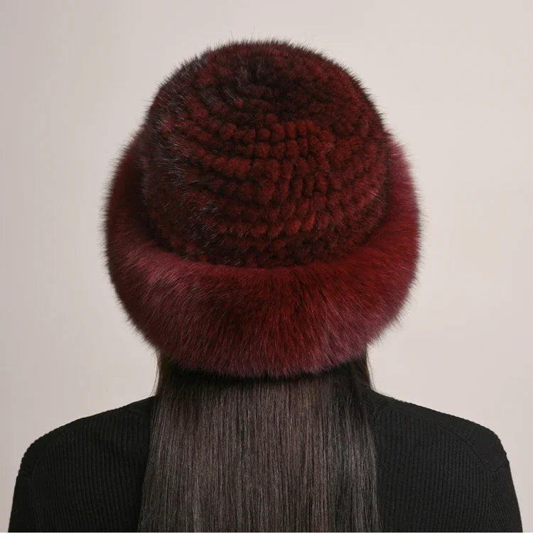 Aurelia Mink Fur Hat | Luxe Winter Accessory For Cold