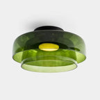 AuroraMed Medieval Glass Ceiling Lamp With Nordic Charm