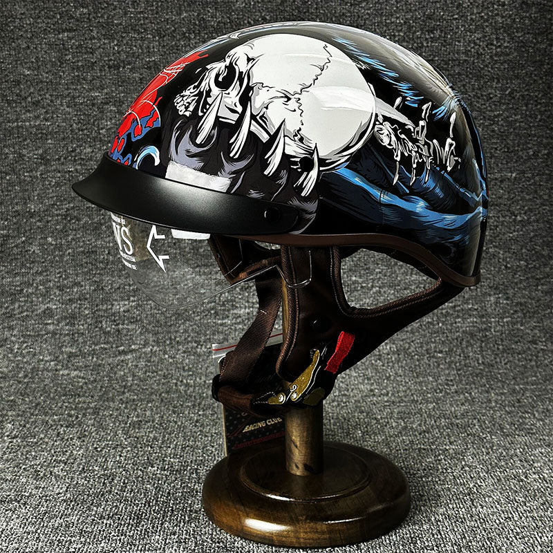NovaRidge Urban Half Helmet With Quick Release Safety