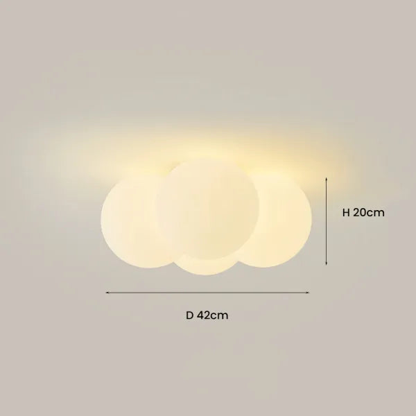 Cirra Cloud LED Ceiling Lamp For Living Room And Bedroom