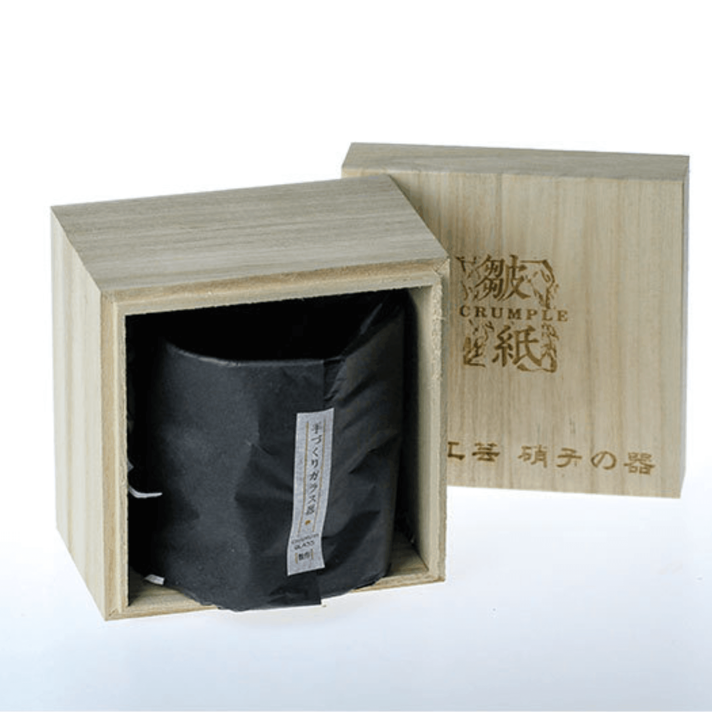 Kaito Japanese Edo Kiriko Crumple Whisky Glass Artisan