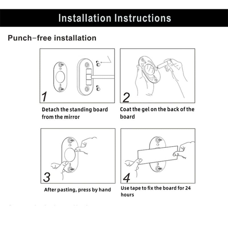 Matte Silver LED Magnifying Vanity Mirror, Wall-Mounted