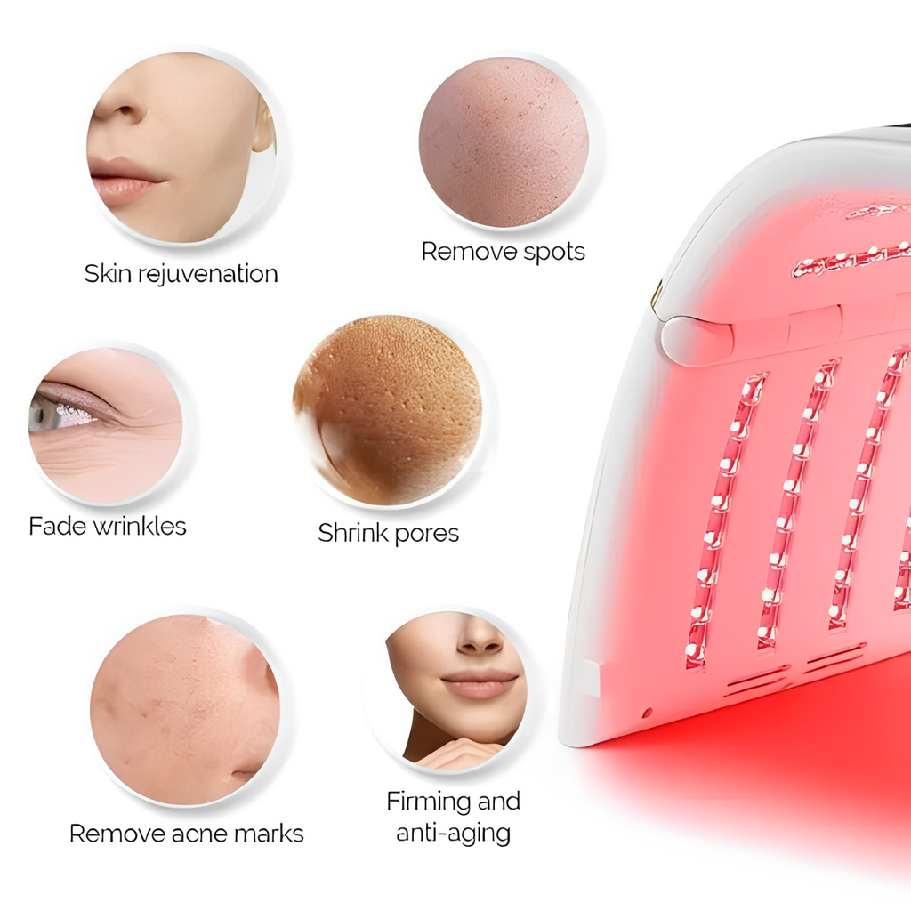 Seven-Color PDT LED Photon Light Therapy Device for Face