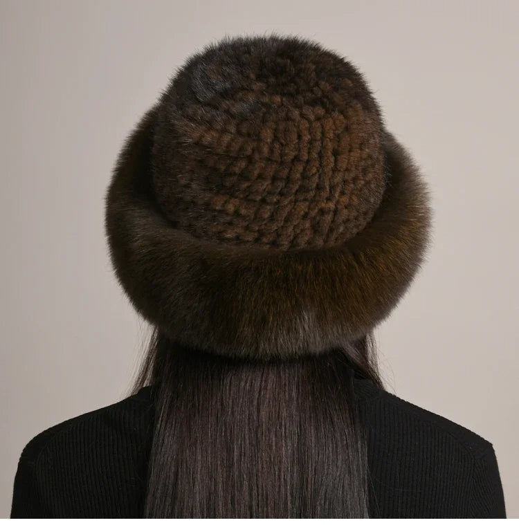 Aurelia Mink Fur Hat | Luxe Winter Accessory For Cold