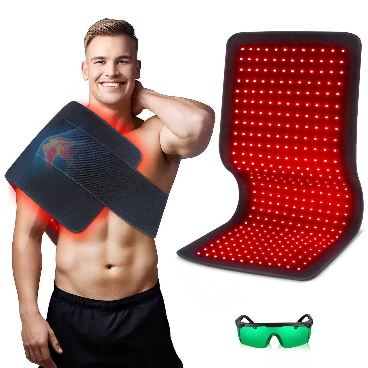 Clinical-Grade At-Home Red Light Therapy Large Pad & Wrap