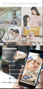 Vireli MiniCam 1080P WLAN Sicherheitskamera mit Nachtsicht