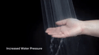 AquaJet MaxPower Showerhead Boosts Water Pressure 200%