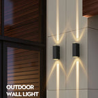 LumaBloc Rectangular LED Waterproof Sconce 600-1000 Lumens