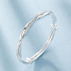 Liora Braided Sterling Silver Bracelet For Women, Stylish Timeless Jewelry For Every Occasion
