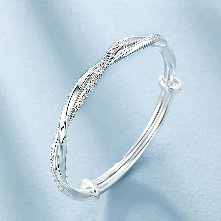 Liora Braided Sterling Silver Bracelet For Women, Stylish Timeless Jewelry For Every Occasion