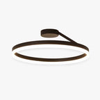 AureliaGlow Gold LED Ceiling Light For Living Rooms