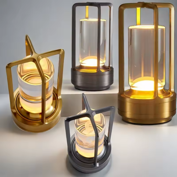 LumaNord | Warm Cordless Touch Table Lamp For Bedroom