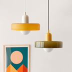 Arkea | Colored Glass Pendant Light With Adjustable Height