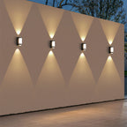 Aurion Dual-Head Mains LED Wall Light For Garden And Garage