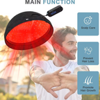 Vellora Haarwuchs-Kappe Rot- und Blaulicht-Therapiegerät