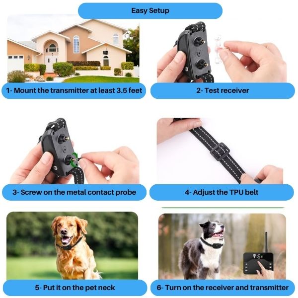 PawGuard 2-in-1 Wireless Dog Collar And Fence System