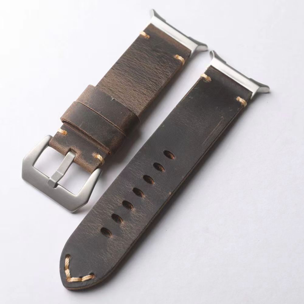 NovaLustre Vintage Leather Band for Samsung Watch Ultra