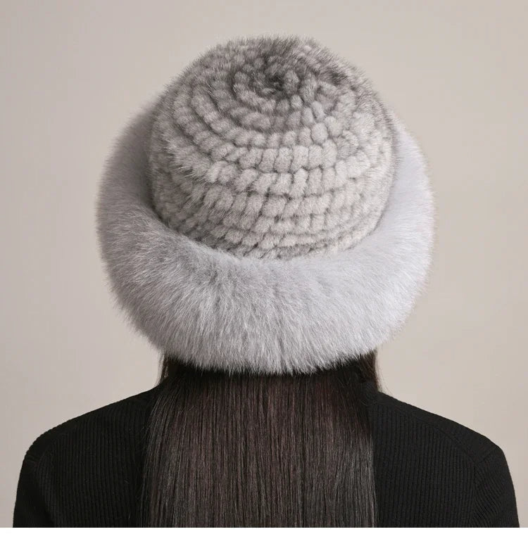 Aurelia Mink Fur Hat | Luxe Winter Accessory For Cold