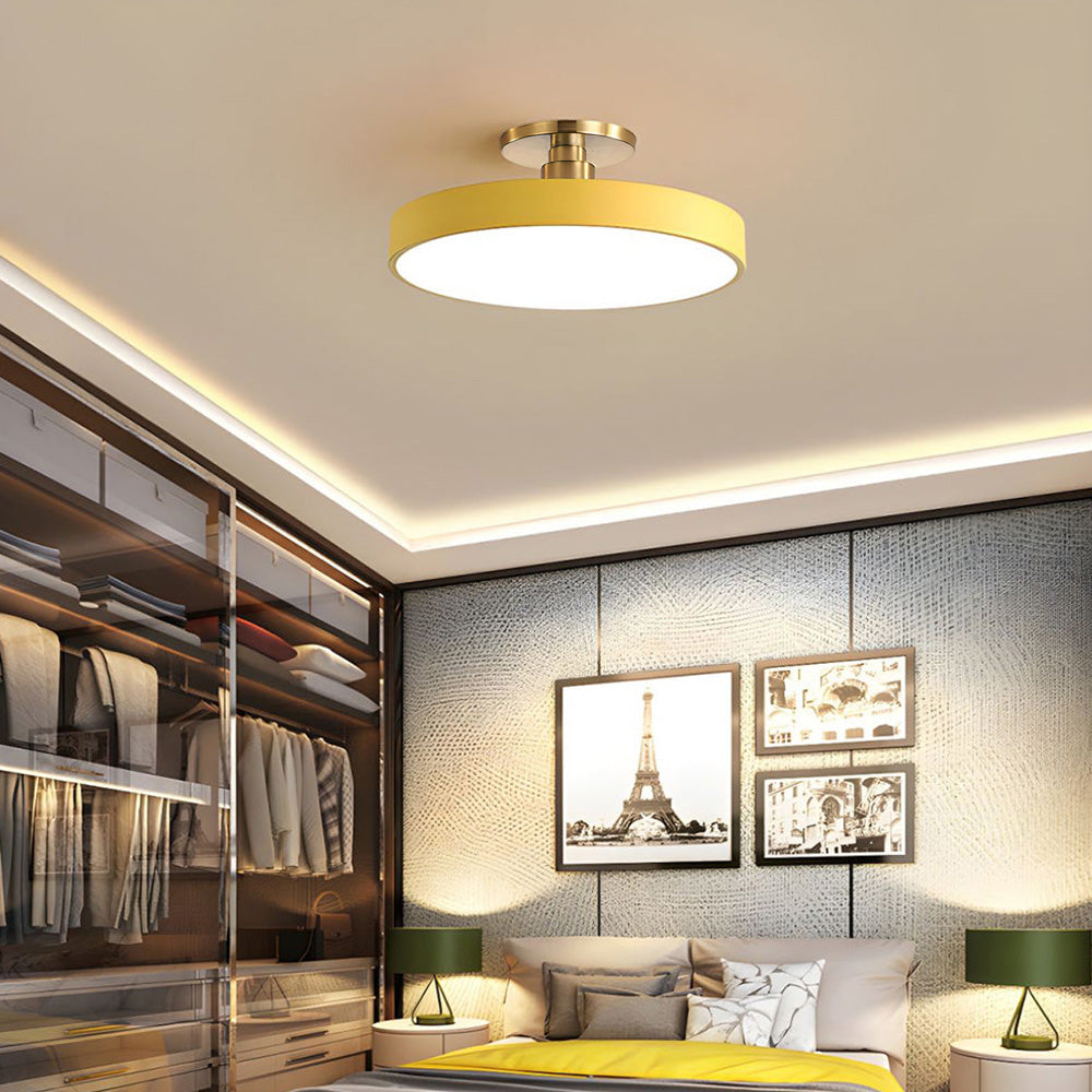 Kirrea Modern LED Semi-Flush Ceiling Light For Dining Rooms