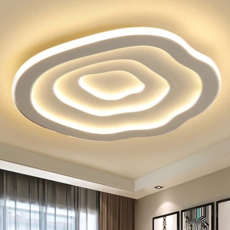 LumaWaves Wavy Acrylic Ceiling Light Warm White LED