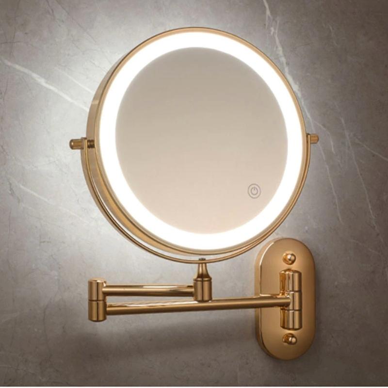 AuroraGold LED Magnifying Vanity Mirror Rechargeable