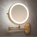 AuroraGold LED Magnifying Vanity Mirror Rechargeable