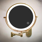 AuroraGold LED Magnifying Vanity Mirror Rechargeable