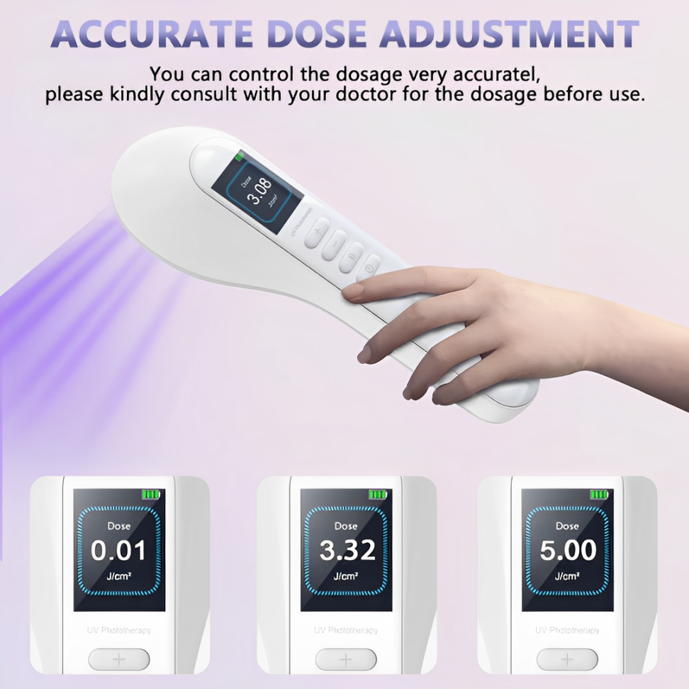 LuminaHeal 308nm UVB Vitiligo Phototherapy Lamp Home Use