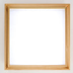Elora LED Flush Mount Light, Dimmable, Wood And Acrylic