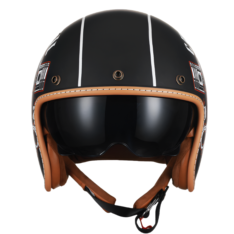 AeroNova Open-Face Helmet KB2 With Featherlight ABS Shell