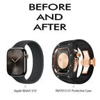 AuroraCarbon S10 Apple Watch Retrofit Kit With Titanium