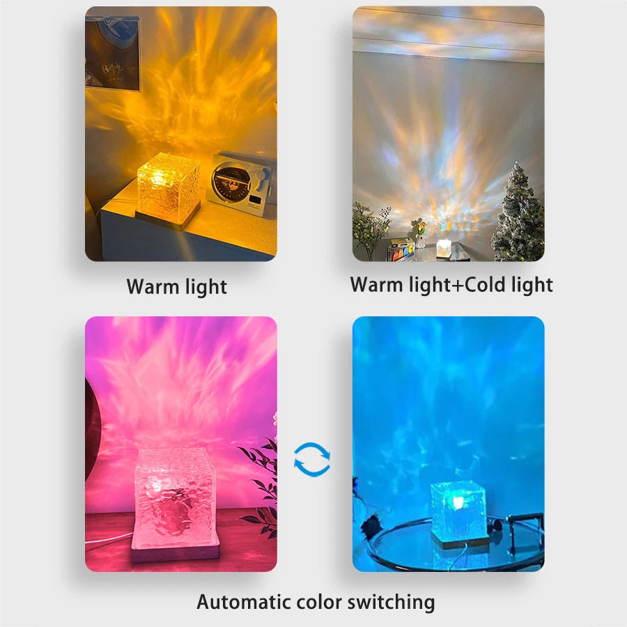 LumaGlow Northern Lights Projector Lamp For Home Relaxation