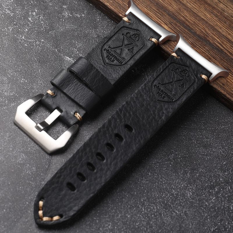 NovaLustre Vintage Leather Band for Samsung Watch Ultra