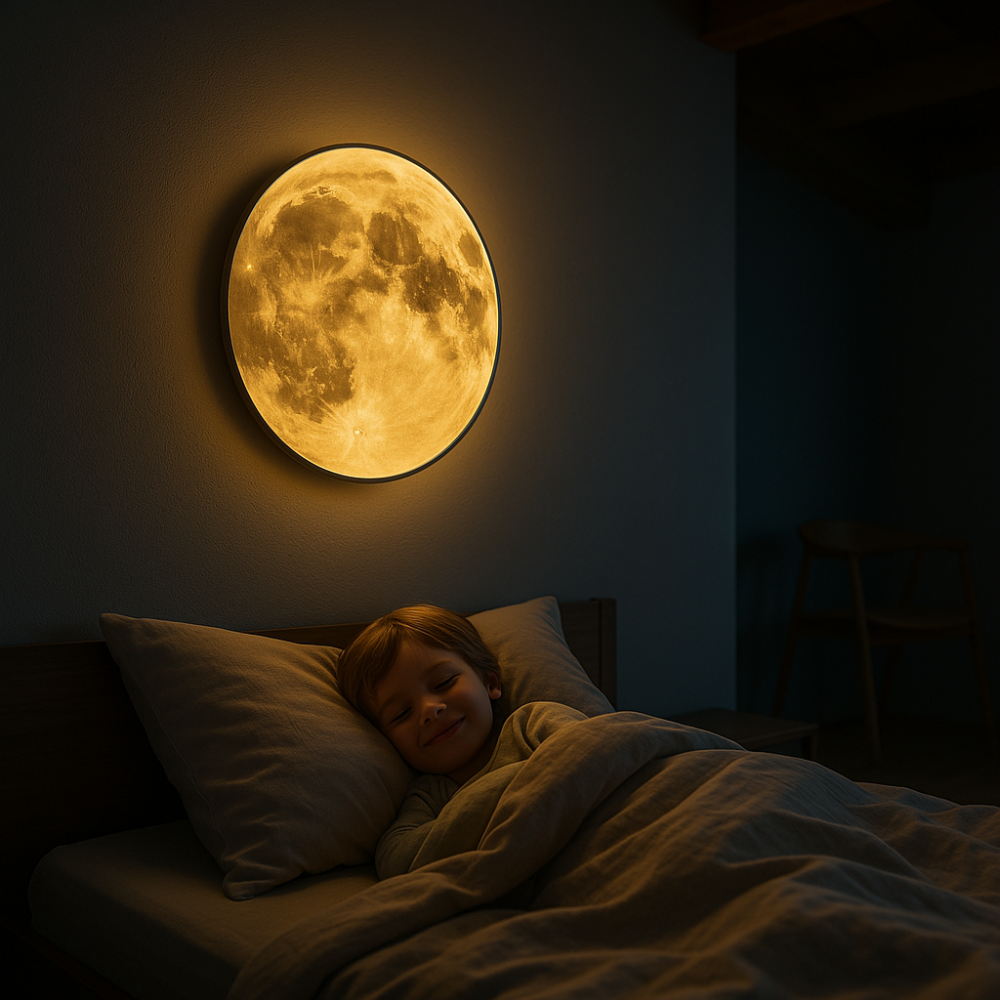 Lunara Dimmable Magical Moon Atmosphere Lamp For Ambient Lighting In Bedroom And Living Room