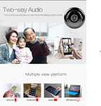 Vireli MiniCam 1080P WLAN Sicherheitskamera mit Nachtsicht