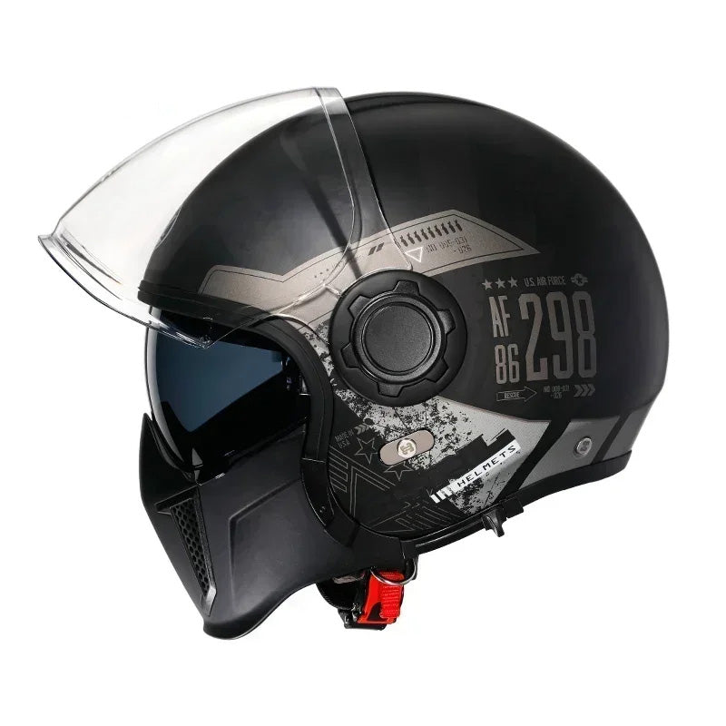 NovaShield Dual-Visor Modular Helmet DOT ECE Certified
