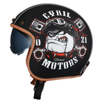 AeroNova Open-Face Helmet KB2 With Featherlight ABS Shell