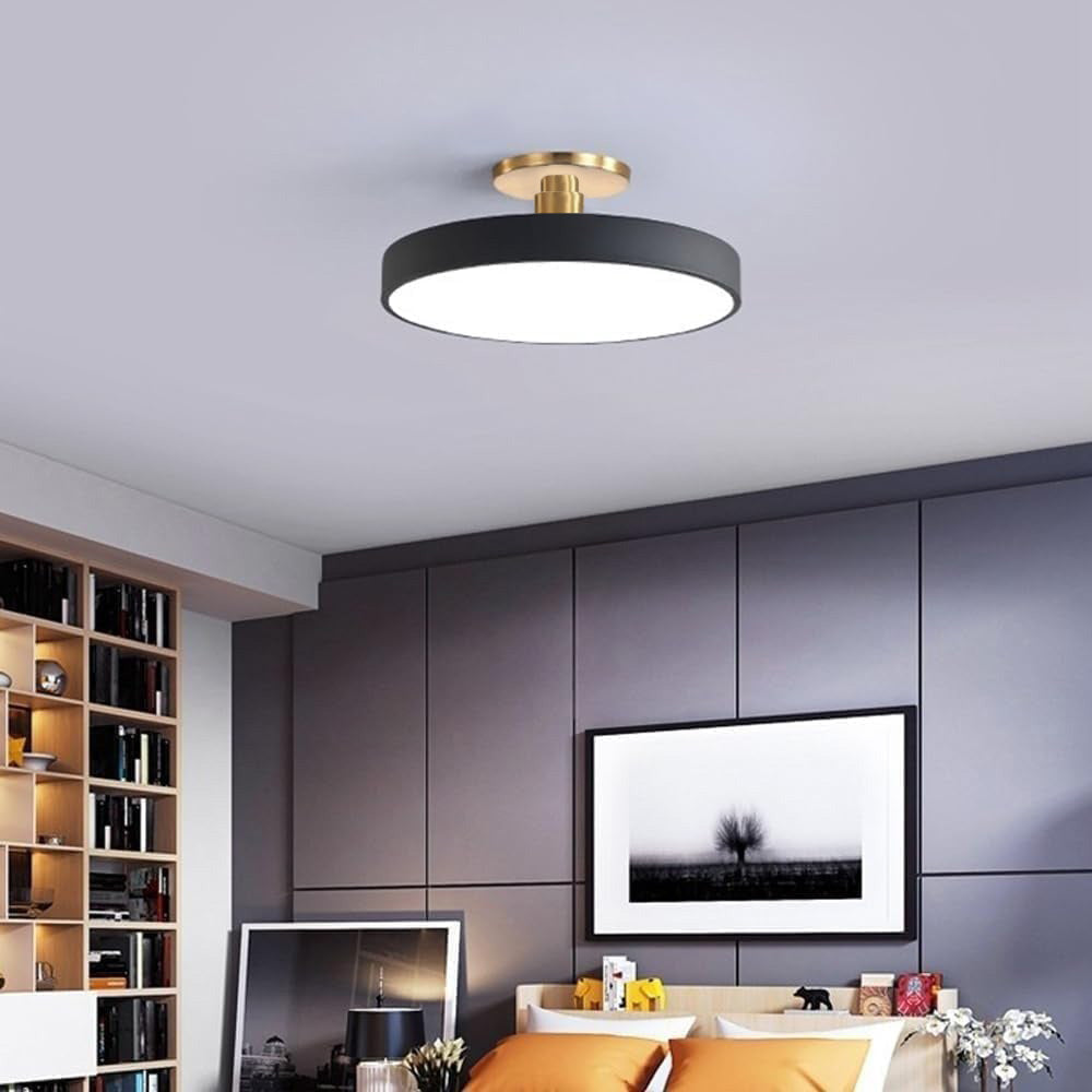 Kirrea Modern LED Semi-Flush Ceiling Light For Dining Rooms
