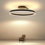 AureliaGlow Gold LED Ceiling Light For Living Rooms