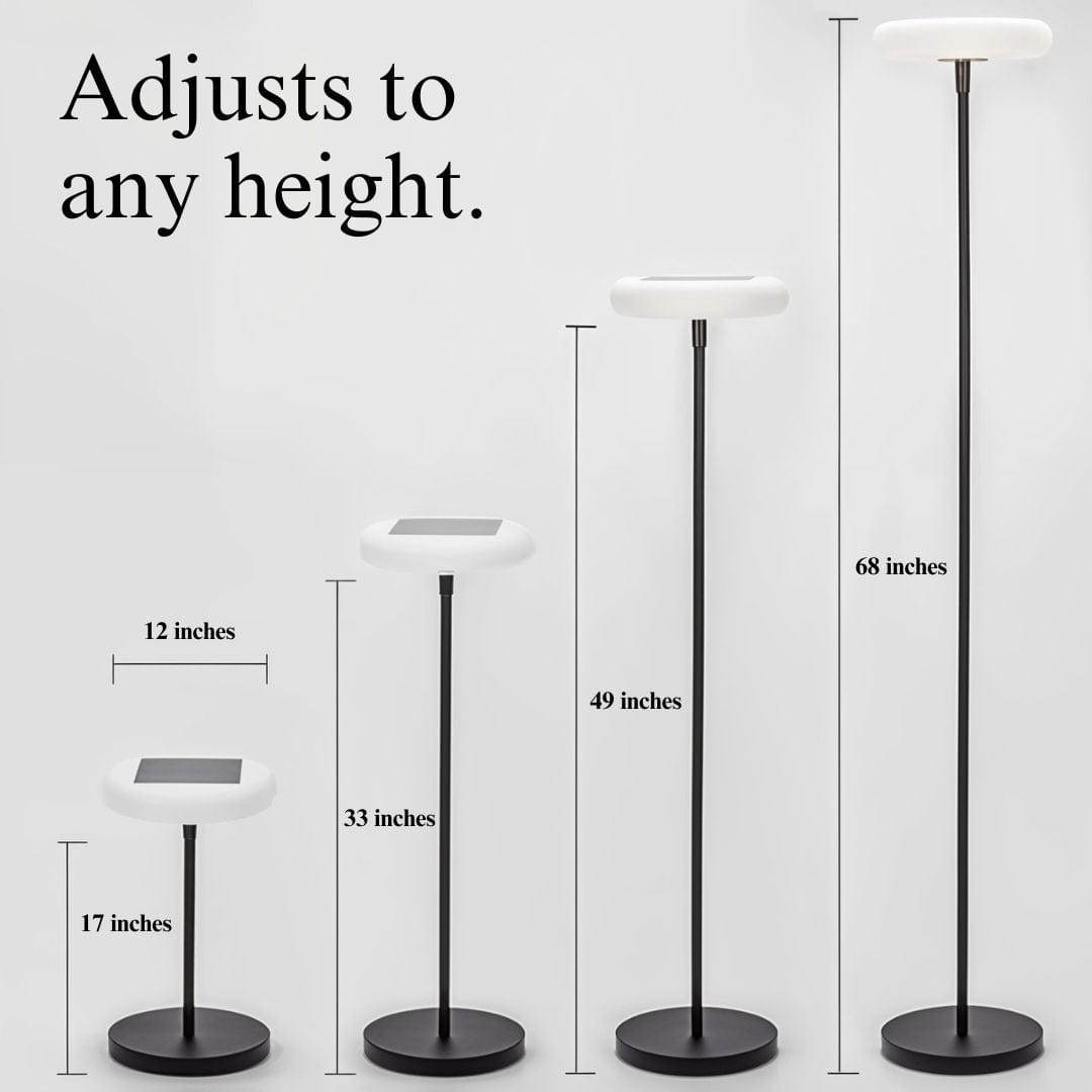 SolaraGlow | Wasserdichte verstellbare Solar-LED-Patio-Leuchte