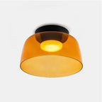 AuroraMed Medieval Glass Ceiling Lamp With Nordic Charm