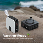 NomadPro 5-in-1 Wall Charger With Wireless Pad 10000mAh