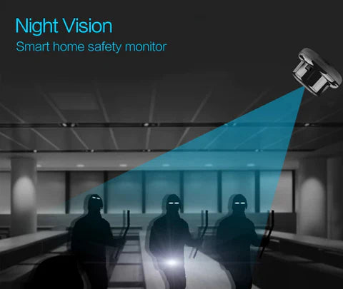 Vireli MiniCam 1080P WLAN Sicherheitskamera mit Nachtsicht
