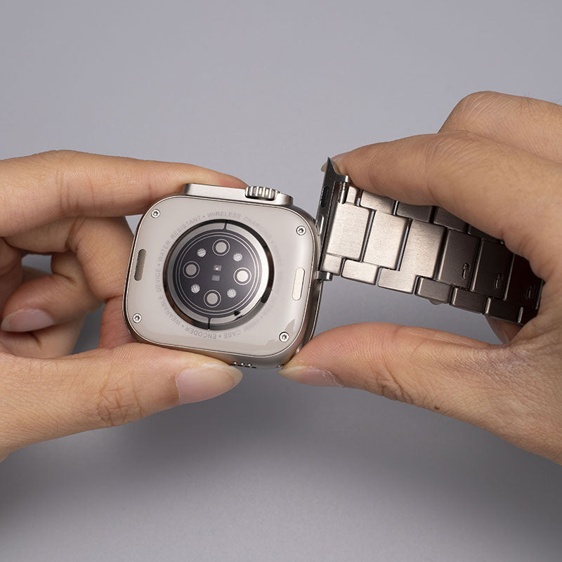 Quorix Titanium Band for Apple Watch Durable for Daily Wear