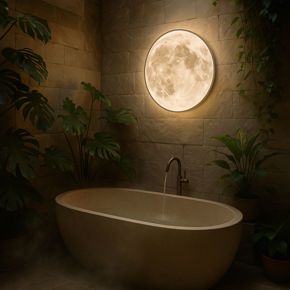 Lunara Dimmable Magical Moon Atmosphere Lamp For Ambient Lighting In Bedroom And Living Room