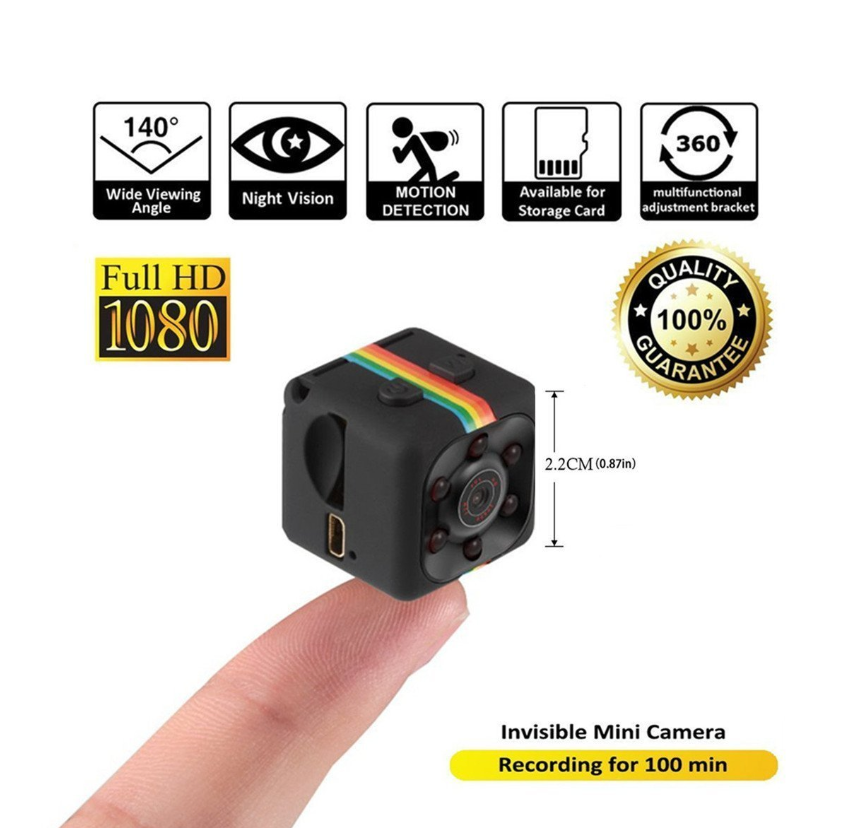 CuboCam 1080P Mini Camera for Car and Home Security