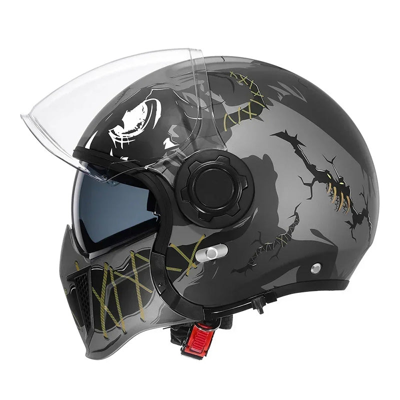 NovaShield Dual-Visor Modular Helmet DOT ECE Certified